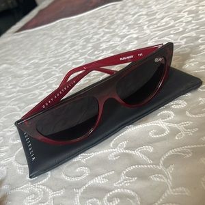 Quay Australia red sunglasses